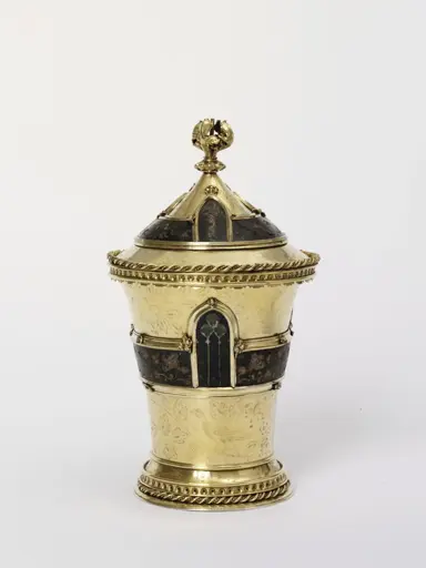 The Mérode Cup, gilded silver, France, ~1400 AD